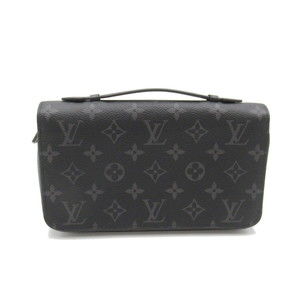 Louis Vuitton Zippy Long Wallet Canvas Black